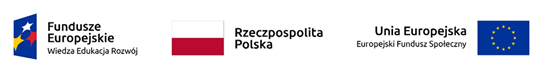 logo unia europejska i fundusze europejskie